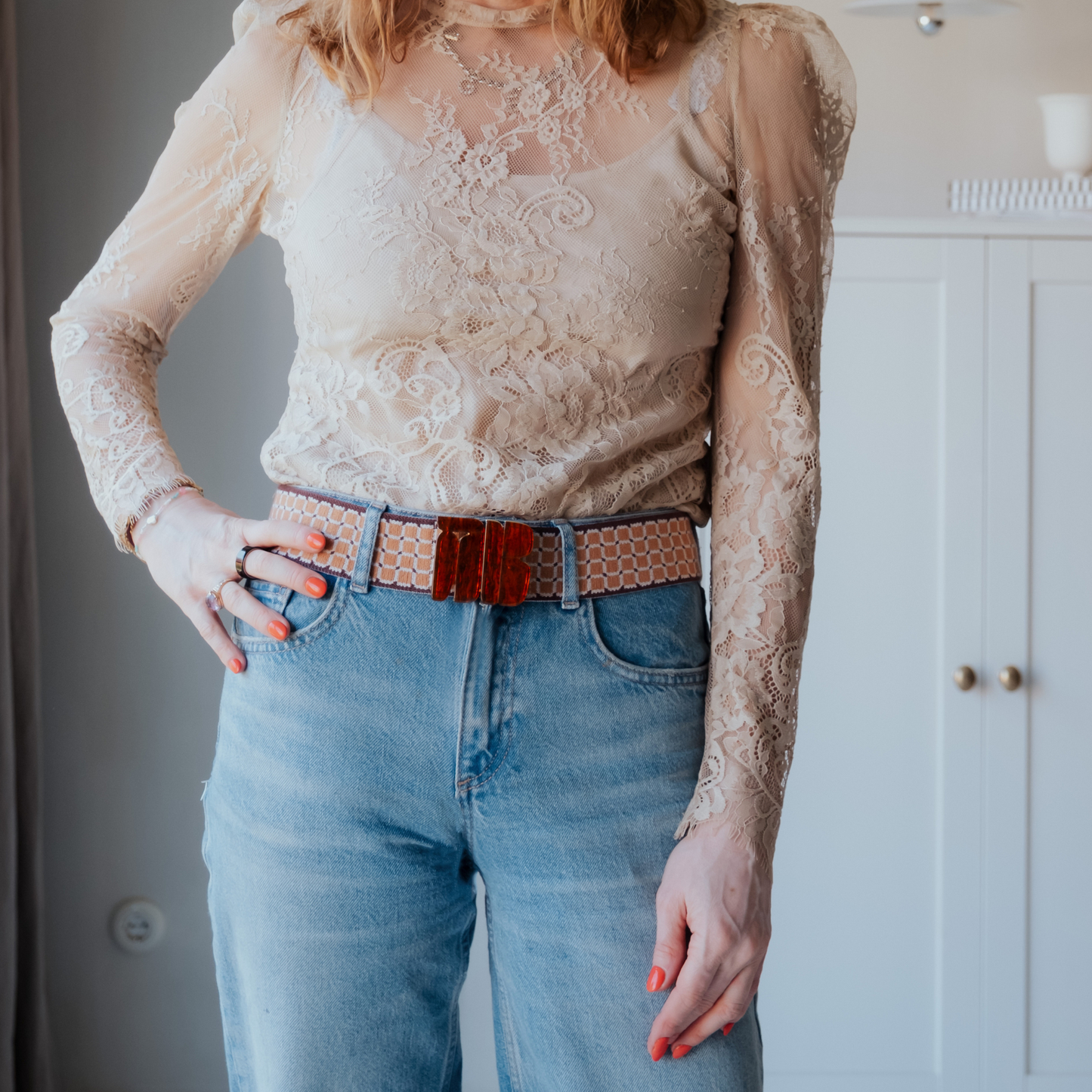 Buckle No. 125 - amber