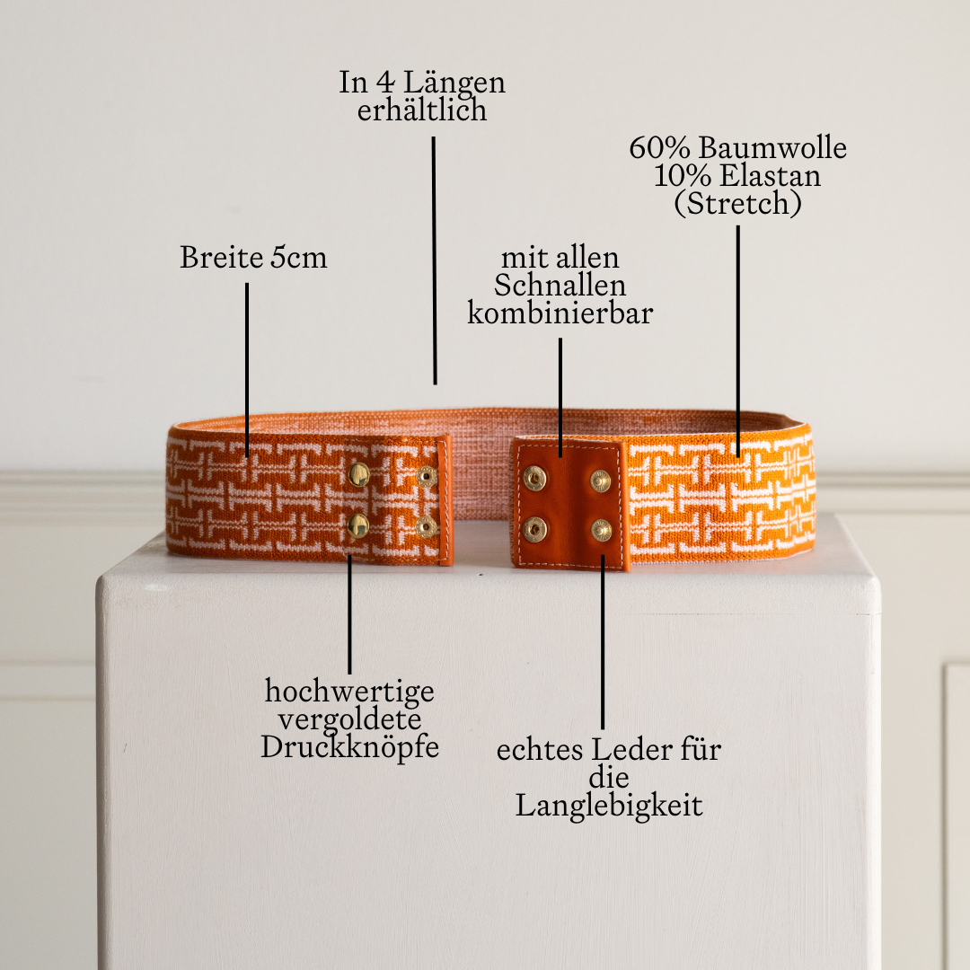 Belt - Peach Hilton