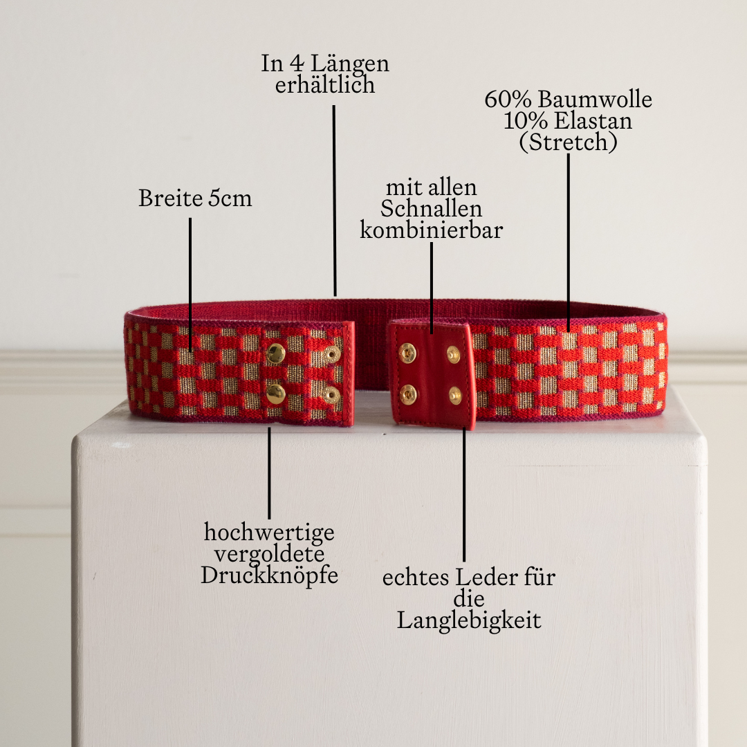 Belt - Bohemian Raspberry