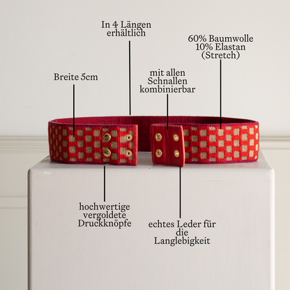 Belt - Bohemian Raspberry