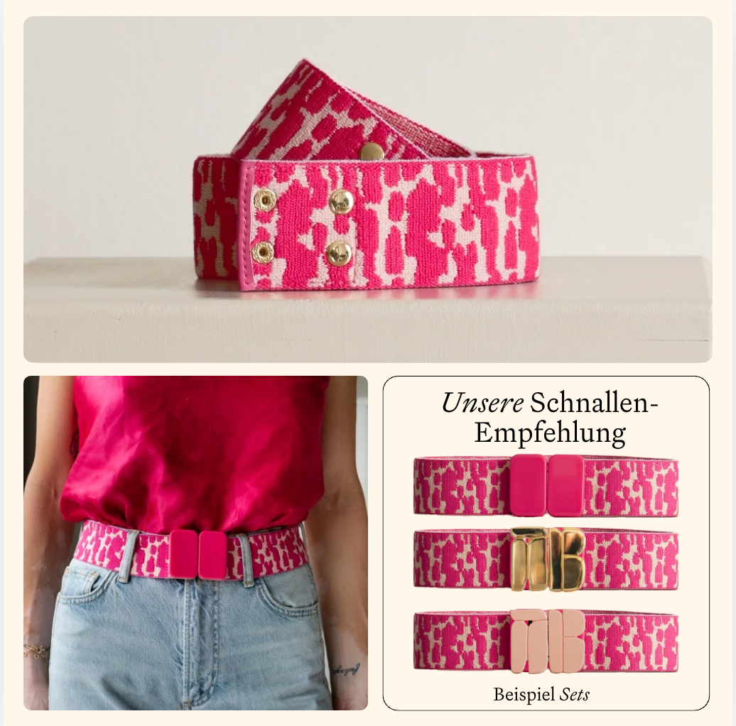 Belt-Pink Flamingo