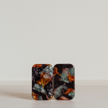 Buckle No. 126 - funky marble