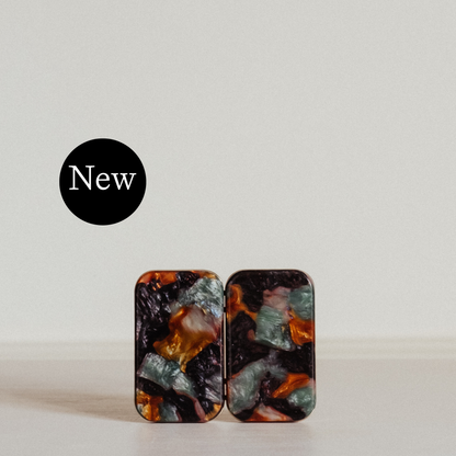 Buckle No. 126 - funky marble