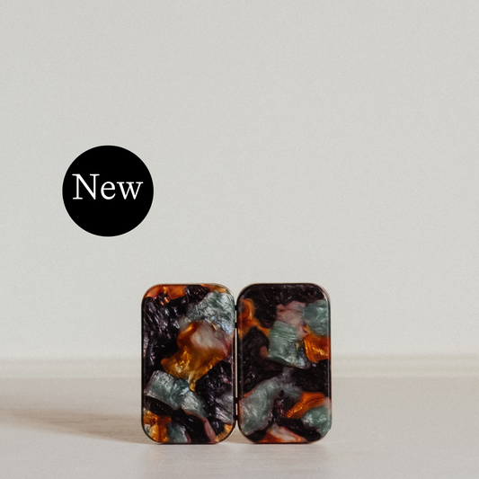 Buckle No. 126 - funky marble